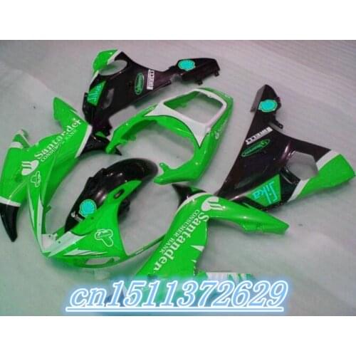 Dor-Fairing kit fit for YZF 2003-2005 R6 body kits YZF R6 03 04 05 high grade fairings green black D