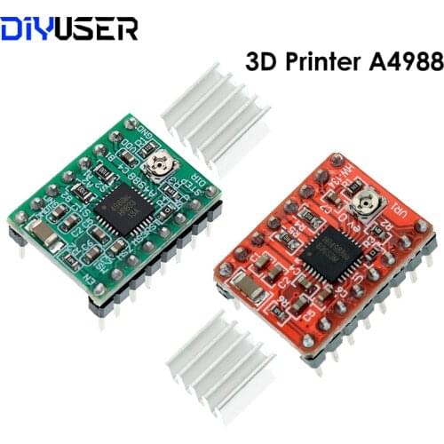 3D Printer Parts A4988 Stepper Motor Driver With Heat sink For SKR V1.3 1.4 GTR V1.0 RAMPS 1.4 1.6 MKS GEN V1.4 board