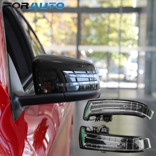 FORAUTO For Benz W221 W212 W204 W176 W246 X156 C204 C117 X117 LED Blinker Lamp Auto Accessories Car Rear View Mirror Indicators