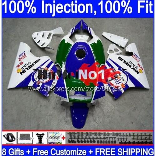 Injection For HONDA NSR250R MC28 1994 1995 1996 1997 1998 1999 133MC.14 NSR 250 250R blue green NSR250 R 94 95 96 97 99 Fairing