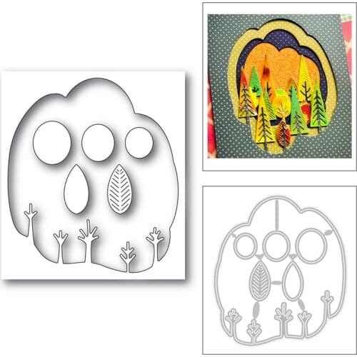 2020 New Plant Tree Forest Metal Cutting Dies For DIY Cut Paper Craft Making Background Greeting Card Scrapbooking NO Stamp Sets