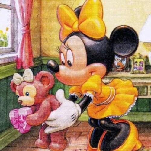 5D DIY Full Square/Round Diamond Painting Drill "Cartoon Mickey Mouse" 5d Diy Iamond Embroidery Cross Stitch Kits Home Decor