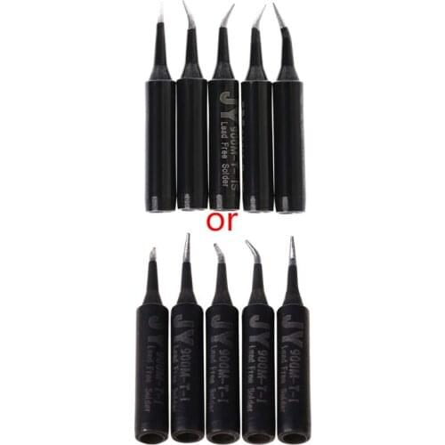 BENGU 5 Pcs Solder Soldering Iron Tip 900M-T-SI Lead Free For Hakko Saike 936 852d+ 909D