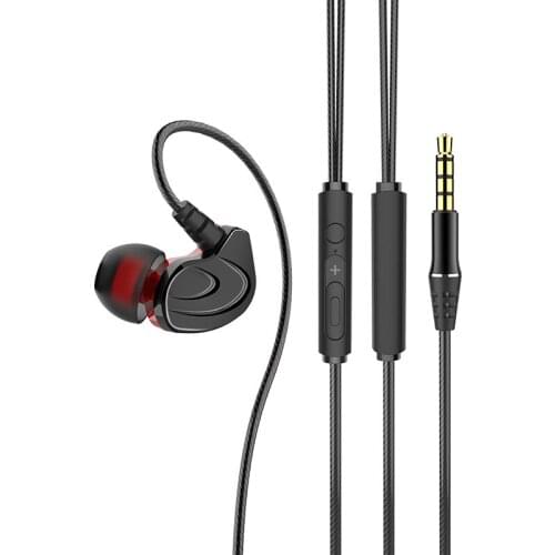 2020 Noise Cancelling Earphone Wired Sports Earphones Earbuds with MIC Volume Control Compatible iPhone iPad Samsung Android