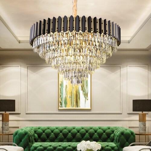 Nordic led stone led crystal nordic lamp chandelier pendant lights kitchen dining bar ring lamp home lighting hang dining rooom