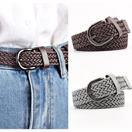 New dress jeans Braided belt Fashion waist accessories Vintage waist rope
