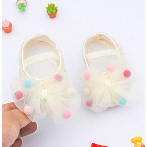 Autumn Baby Girl Sweet Princess Shoes Bowknot Leisure Crib Shoes Newborn Soft Sole Toddler Shoes Hot 2021