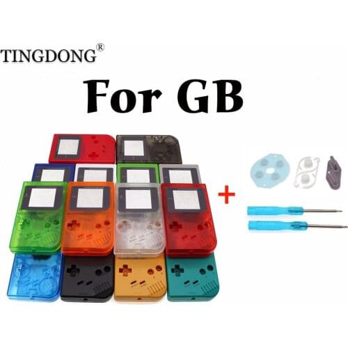 For Game Boy Classic Game Replacement Case Plastic Shell Cover for Nintendo GB Console housing For GB Case