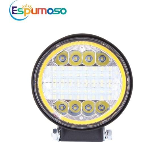 4" Inch 72W Led Work Light 24Leds Spot Flood Beam Lam[ Waterproof for Truck Atv 4x4 Baot Tractor LED Jeep Car Fog Light 12V 24V