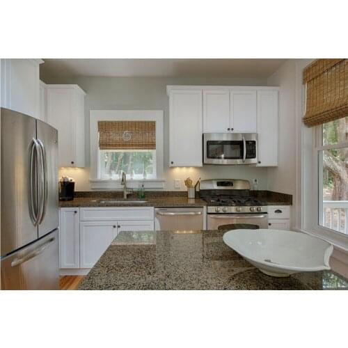 2019 customized made retail wholesales solid wood kitchen cabinets discount traditional wooden cabinets with island S1606146