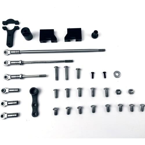 Rc Car Toys 1/14 Tamiya Tractor Steering Rod Linkage Turning Sets DIY Modified Truck Model