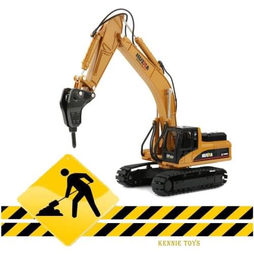 High imitation drilling machine model 1:50 alloy engineering broken machine toy vehicles metal castings kids toys free shipping