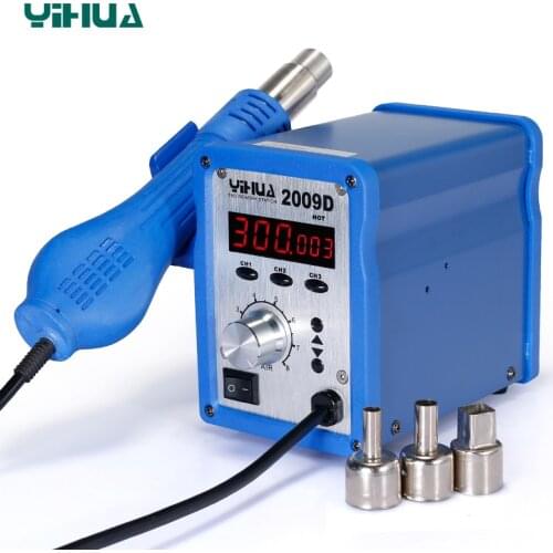 YIHUA-2009D Program-Controlled 700W Hot Air Rework Station Free shipping