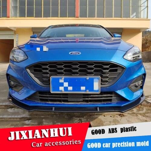 For FORD Focus Body kit spoiler 2019-2020 For Focus ABS Rear lip rear spoiler front Bumper Diffuser Bumpers Protector