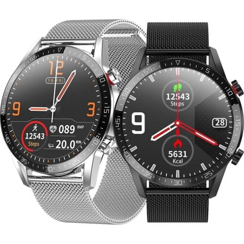 2020 Smart Watch Bluetooth Call ECG PPG Heart Rate Fitness Tracker Blood Pressure 1.3 inch IP68 Waterproof Smartwatch VS L11 L8