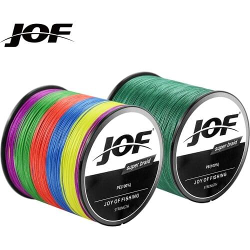 300M JOF Brand Japan Multifilament 100% PE Braided Fishing Line 10LB to 82LB