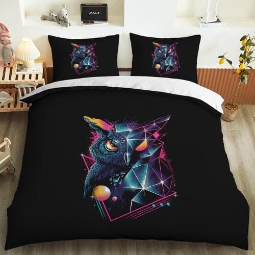 BailiPromise Wild Animal Bedding Set bedroom 3D Print Cartoon Pillowcase Soft Duvet Cover Boys Kids Teen Queen King Twin