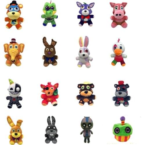 Free shipping Newest FNAF plush toys Five Nights Pizza Simulator Stuffed toys