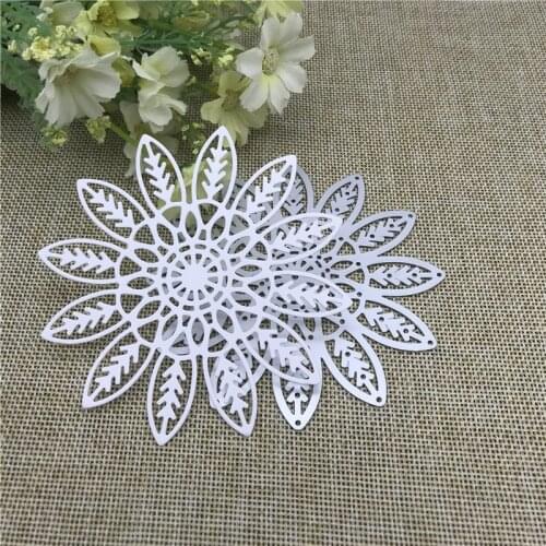 Flower decoration Metal Cutting die keychain shaker Heart Paper Key Chain Scrapbook Paper Craft Card Punch Art Knife Cutter