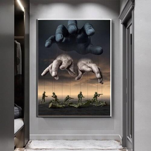 Poland Igor Morski Abstract Art Canvas Painting Soldier Wall Prints Posters Wall Pictures for Living Room Home Cuadros Decor