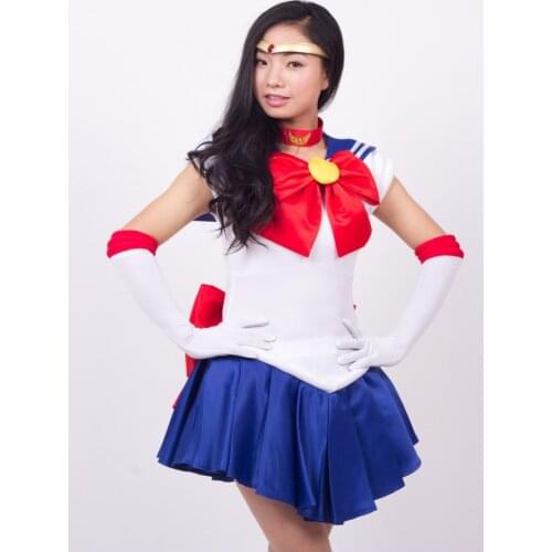 Anime Sailor Moon Costume Cosplay for Girls Women Kids