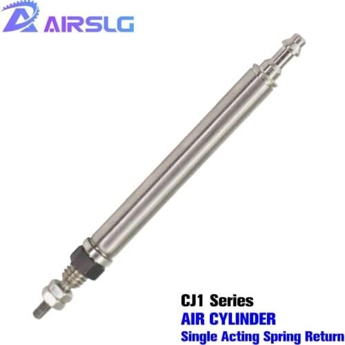 CJ1B2 CJ1B4 Single acting spring return Mini Cylinder -5SU4 -20SU4 -10SU4 -15SU4 Direct 4mm tube air Pneumatic Cylinder