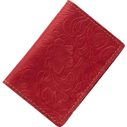 Men Wallet Genuine Leather Vintage ID Card Holder Credit Card Holder Case Wallet License Male Female Gift Unisex Wallet