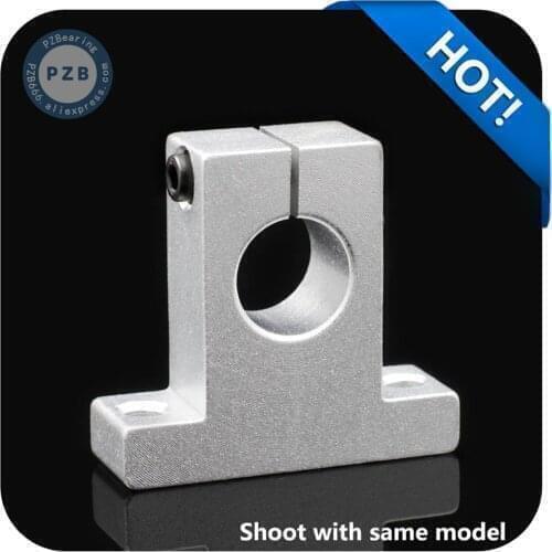 1pcs SK16 Aluminum alloy support seat 16mm Optical shaft support CNC Router parts 3d printer parts