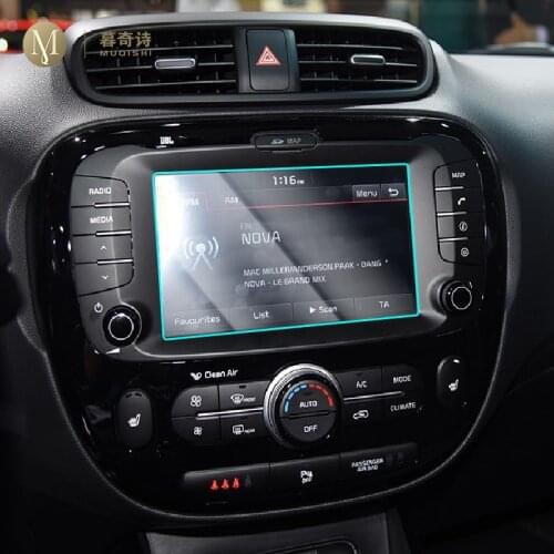 For Kia Soul2017-2019Car GPS navigation film LCD screen Tempered glass protective film Anti-scratch Film Accessories Refit 7Inch