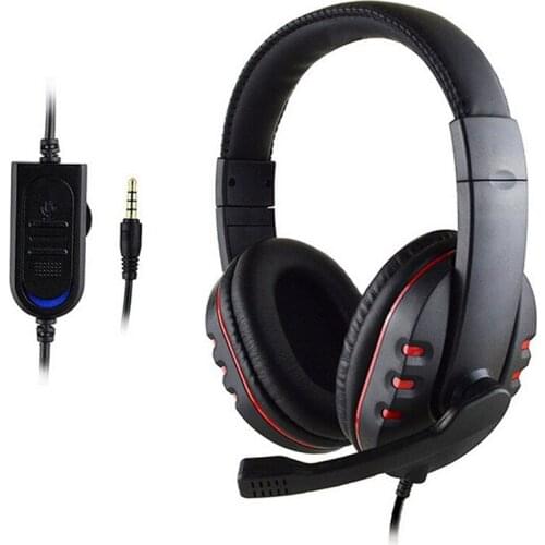 Professional Gaming Headsets Big Headphones With Light Mic Stereo Earphones Deep Bass For PC Computer Gamer Laptop PS4 New X-BOX