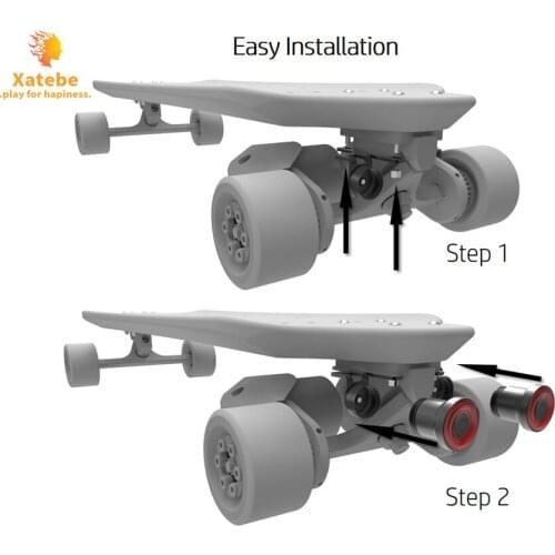 Skateboard xlite100 light Warning LED Light Night Warning Lamp for Longboard Electric Scooter 2pcs Rear red light or front white