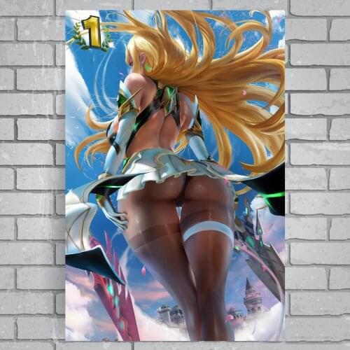 Xenoblade Chronicles Canvas Game Poster Japanese Anime Poster Wall Scroll Wall Stickers Sexy HD Poster Home Decoration Painting