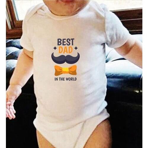 Clothes for Girls Baby Costume One Piece Toddler Rompers Winter Print Dad Newborn Boy Outfit Kids Clothing Jumpsuit for Babies