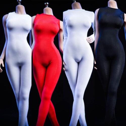 19XG37-38 1/6 Female Clothes Bodysuit Clothes Jumpsuit Pants For 12" Seamless PH UD Body New In Stock