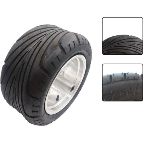225x40-10 Wide Tire 225/40-10 Tubeless Tire with Wheel Hub for Citycoco Electric Scooter Modification Parts