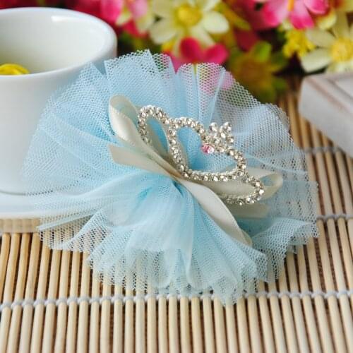 Pet Accessories Pet Product Dog Supplies Crown Princess Dog accessories Stereoscopic Lace Dog Headdress Flower Hair Clips 20 PCS