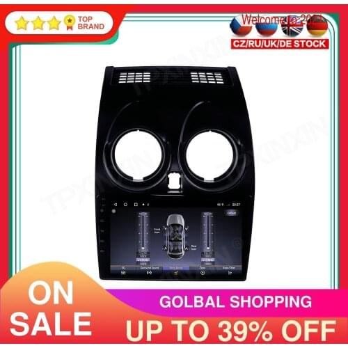 For Nissan Qashqai 2006-2013 128 Android 10 Car Multimedia Player GPS Navigation Headunit Auto Radio Audio Stereo Tape Recorder
