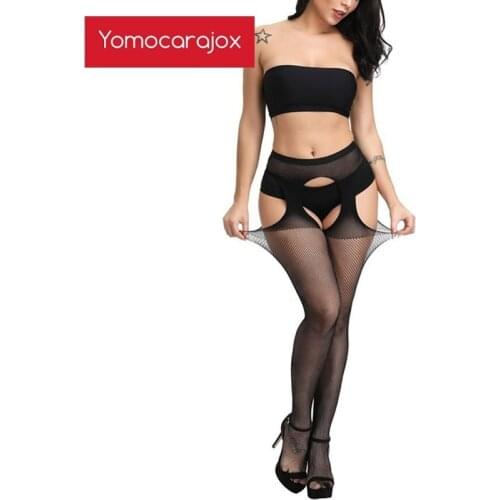 Black Hot Sex Stockings Suspender Belt Erotic Women Sexy Lingerie Stripe Lace Elastic Transparent Embroidery Porno Fishnet Socks