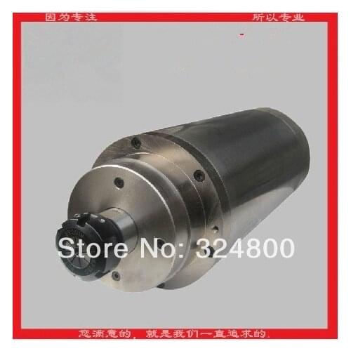 GOOD reputation 4.5kw 125mm diameter 380v 24,000 rev / min 400hz ER25 4 bearing water cooling spindle motor for CNC machine