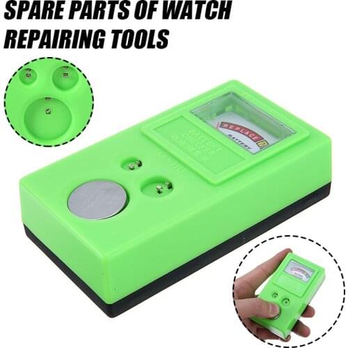 Plastic Button Watch Repair Tool Part Coin Cell Battery Power Checker Test Tester Tool 1.55V /3V Portable Battery Power Tester