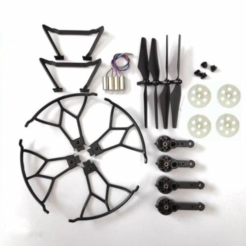 Ky601s parts kit rc drone ky601s motor engines gear propelller blades prop cover guard ring arm spare part