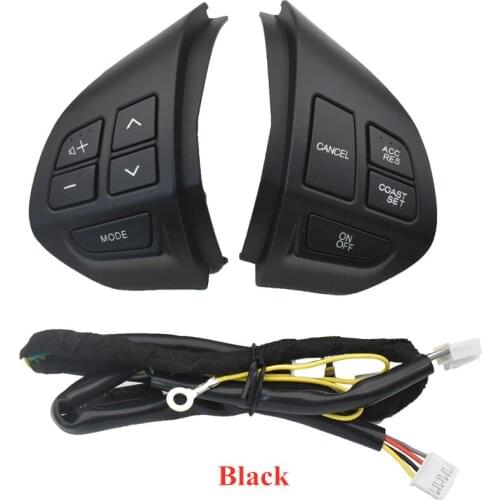 Black color Steering Wheel Cruise Switch For Mitsubishi ASX 2010-2016 Multifunctional Radio Volume Control Buttons