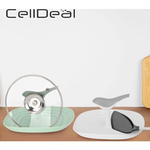 Kitchen Spatula Ladle Shelf Bird Shape Spoon Rest Pot Lid Rack Multifunction Stand Containers Pan Pot Cover Spoon Lid Rack