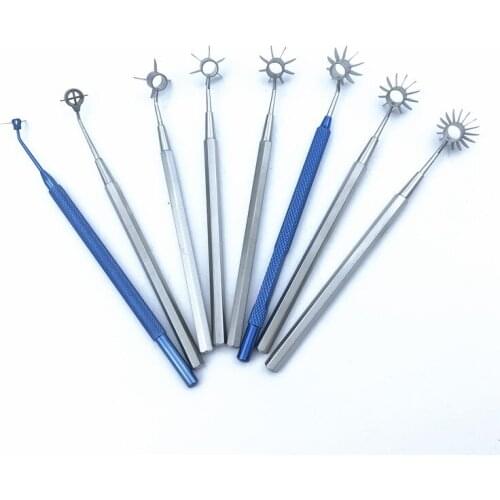 Stainless steel /Titanium eye Corneal marke Ophthalmic microsurgery instrument