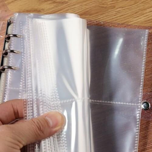 3/5Inch Photocard Binder Binder Card Holder Pvc for Paper Bag mini Photocard Binder Instax Accessories