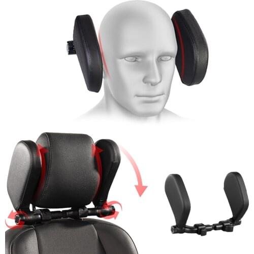 Car Seat Headrest Comfort Memory Foam Pad Car Seat Neck Pillow Sleep Side Head Support On Sides Cervical Spine For Adults Child