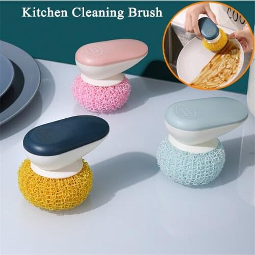 Cleaning Brushes Dish Washing Tool Pans Cups Bread Bowl Scrubber Kitchen Goods Accessories Gadgets Kitchen dishwashing