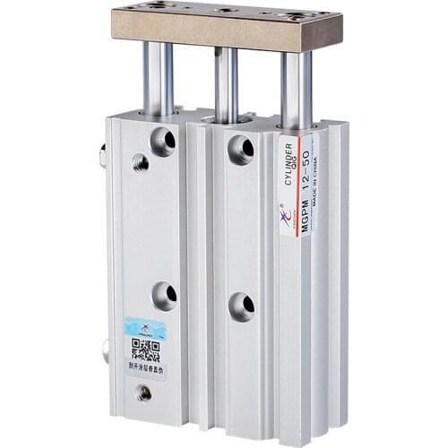 TCM12/MGPM12-10,20,25,30,40,50,60 Compact thin cylinder with guide rod TCM MGPM series