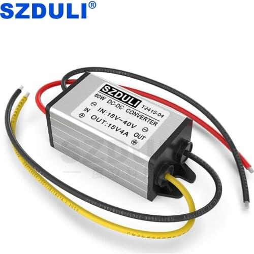 24V to 15V 4A power module transformer 18-40V to 15V vehicle DC power module converter CE RoHS