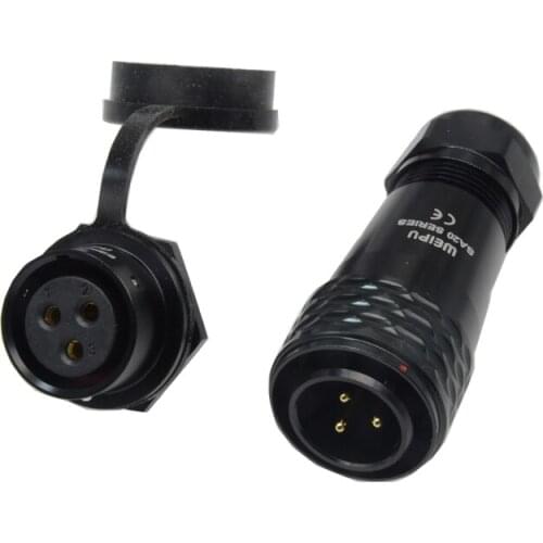 WEIPU SA20 IP67 Waterproof M20 Electrical Power Connector 2 3 4 5 6 7 9 12 Pin Outdoor Male Female Plug Socket Terminal Block